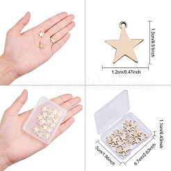 Brass Charms&nbsp;KK-BC0004-37AB