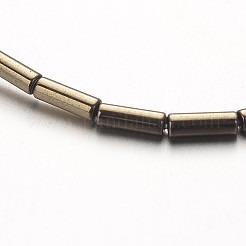Electroplate Non-magnetic Synthetic Hematite Bead Strands&nbsp;G-F300-37A