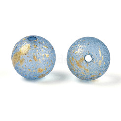 Baking Paint Glass Beads&nbsp;DGLA-N014-8mm-01B