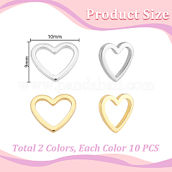 20Pcs 2 Colors Brass Linking Rings&nbsp;KK-GA0002-58