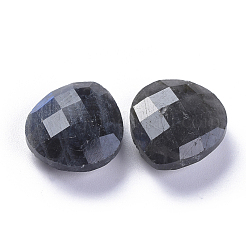 天然な混合石のチャーム  多面カット  ティアドロップ  14x13x6mm  穴：0.8mm&nbsp;G-L547-044