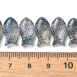 Electroplate Transparent Glass Beads Strands&nbsp;EGLA-C007-09A