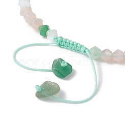 Natural & Synthetic Gemstone Chip Bead Braided Bracelets for Women&nbsp;BJEW-JB09992