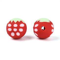 Fruits Theme Handmade Polymer Clay Beads&nbsp;CLAY-T022-04F