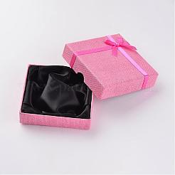 正方形の厚紙ブレスレット箱  ミックスカラー  9.1x9.2x2.2cm&nbsp;CBOX-D028-03