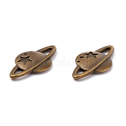 亜鉛合金カボションエナメルセッティング  スター  アンティークブロンズ  10x20x2mm  約100個/袋&nbsp;PALLOY-WH0036-26AB