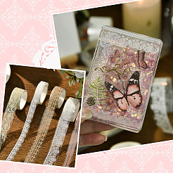 1Bag Lace Patterns PET Floral Decorative Tape Set&nbsp;AJEW-SP0002-74E