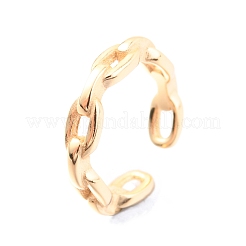 スターリングシルバーカフピアス925個  アズキチェーン形状  ゴールドカラー  11.5x2.5mm&nbsp;EJEW-H124-05G