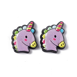 Opaque Resin Cabochons&nbsp;LS-RESI-C027-05D