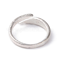 女性用アロイウィングオープンカフリング  アンティークシルバー  usサイズ4 1/4(15mm)&nbsp;RJEW-K239-17A-AS
