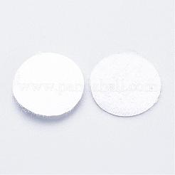 ナイロンマジックテープ  粘着フックとループテープ  ラウンド  ホワイト  20mm&nbsp;FIND-WH0001-05B