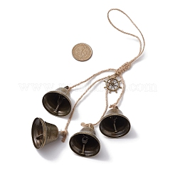 Iron Bell Pendant Decoration&nbsp;HJEW-JM02242