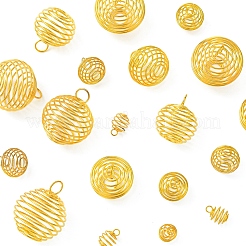 20Pcs 4 Styles Iron Wire Pendants&nbsp;IFIN-FS0001-46G