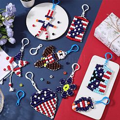 DIY Independence Day Keychain Making Kit&nbsp;DIY-SC0023-50