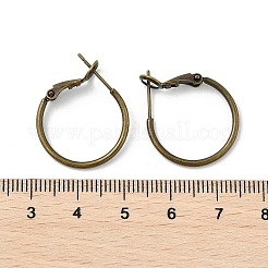 Brass Hoop Earrings&nbsp;KK-I665-26A-AB