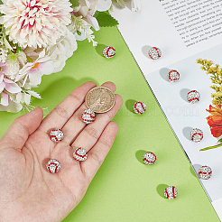 20Pcs Polymer Clay Rhinestone Beads&nbsp;PORC-OC0001-14A