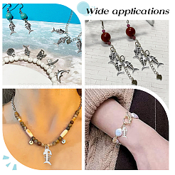 60Pcs Tibetan Style Alloy Pendants&nbsp;TIBEP-LP0001-05
