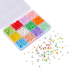 180G 12 Colors Baking Paint Glass Seed Beads&nbsp;SEED-TA0001-55