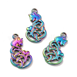 Ion Plating(IP) 201 Stainless Steel Pendants&nbsp;STAS-P312-01MC