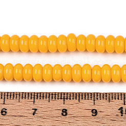 Baking Paint Glass Beads Strands&nbsp;GLAA-T025-6mm-08C