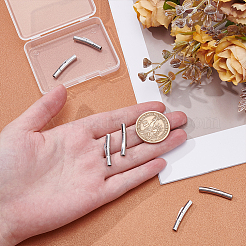 コラム 304 ステンレススチール バヨネットネックレス留め金  ステンレス鋼色  25x5x4mm  穴：2mm  6個/箱&nbsp;STAS-UN0014-82