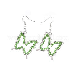 Glass Dangle Earring & Pendant Necklace Jewelry Sets&nbsp;SJEW-JS01076-03
