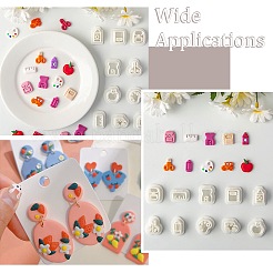 10 Pcs 10 Styles Stationery Series Polymer Clay Cutters Kit&nbsp;ST-CJ0043-095