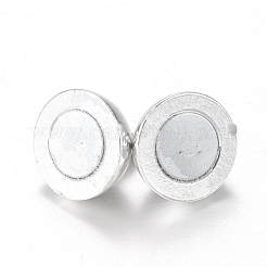 Brass Magnetic Clasps with Loops&nbsp;PALLOY-MC043-3S