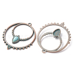 Alloy with Synthetic Turquoise Pendants&nbsp;FIND-B055-01D