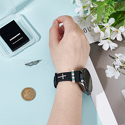 1Pc Cross Shape Zinc Alloy with Rhinestone Watch Band Studs&nbsp;FIND-AR0006-58