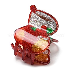 Christmas Theme Glitter Acrylic Claw Hair Clips&nbsp;LS-PHAR-R179-06