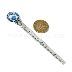 Mosaic Printed Glass Cabochons Bookmarks&nbsp;AJEW-JK00275-01