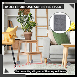 Rectangle Felt Non-woven Fabric&nbsp;DIY-WH0899-898A