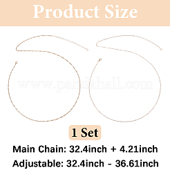 Alloy Waist Belts Chain&nbsp;AJEW-WH20059-41G