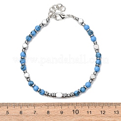 Adjustable 304 Stainless Steel Gemstone Beaded Bracelets&nbsp;FS-WG23DE2-12-1