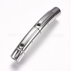 変色しにくい304ステンレススチール製バヨネット留め具  ステンレス鋼色  41x6mm  穴：4mm&nbsp;STAS-O114-053P-A