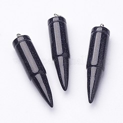 Natural & Synthetic Mixed Stone Pointed Pendants&nbsp;G-D850-M