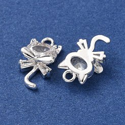 Brass with Cubic Zirconia Pendants&nbsp;KK-L270-08S