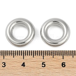 CCBプラスチックフレームコネクター  ドーナツ  プラチナ  15x4mm  内径：8mm&nbsp;CCB-G020-30P