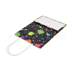 Paint Splatter Paper Gift Bags with Handles&nbsp;TH-CBA170C-02