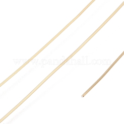 銅線10巻  長持ちメッキ  ライトゴールド  22ゲージ  0.6mm  4 m /ロール&nbsp;CWIR-C003-01E-KCG