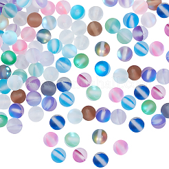 3 Strands Synthetic Moonstone Beads Strands&nbsp;G-PA0001-76A
