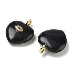Natural Obsidian Pendants&nbsp;G-P585-03G-12