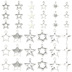 60Pcs 12 Styles Tibetan Style Zinc Alloy Pendants&nbsp;FIND-YW0012-32