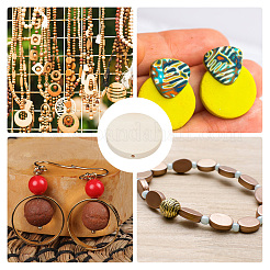 150Pcs Wooden Beads&nbsp;WOOD-DR0001-02A