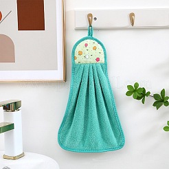 3Pcs 3 Colors Supersoft Fibre Hanging Hand Towel Napkin for Wash and Kitchen Basin&nbsp;TOOL-DJ0001-57A