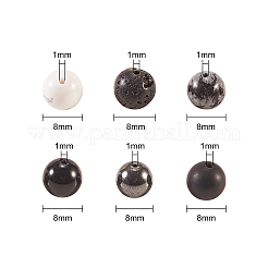 120Pcs 6 Style Natural & Synthetic Gemstone Round Beads Sets&nbsp;G-CJ0001-46