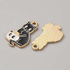 Alloy Enamel Pendants&nbsp;ENAM-CJC0017-03B-LG