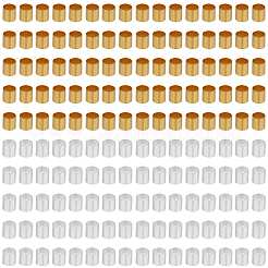 1000Pcs 2 Colors Brass Crimp Beads&nbsp;KK-PA0001-10