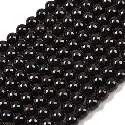 ラウンド天然のガーネットビーズ連売り  8mm  穴：1mm  約46個/連  15インチ&nbsp;G-D751-8mm